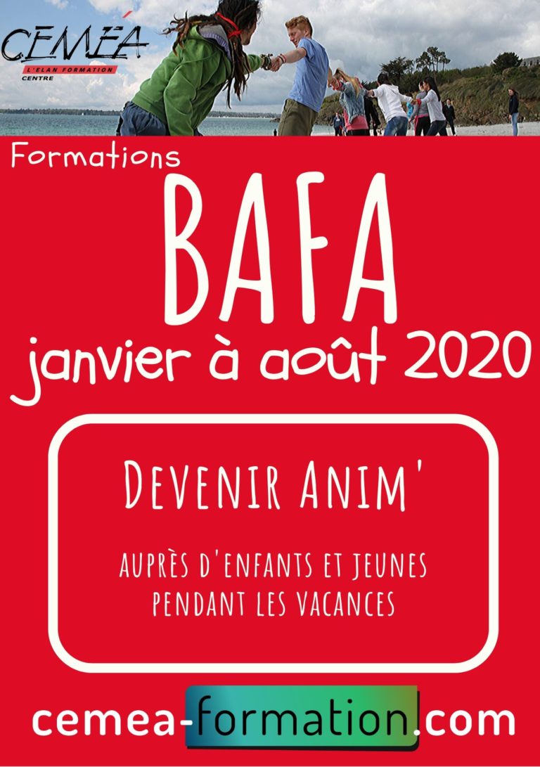 Les stages BAFA 2020  Ceméa du Centre Val de loire